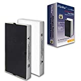Flintar 2-Pack of Upgraded H13 True HEPA Replacement Filter U, Compatible with Honeywell HEPAClean Replacement U Filter HRF201B, Fits HW HHT270, HHT290 and Febreze FHT170, FHT180, FHT190, FRF102B